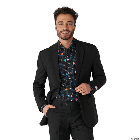 Men's Pac Man™ Dress Shirt -  44-46 | Horror-Shop.com