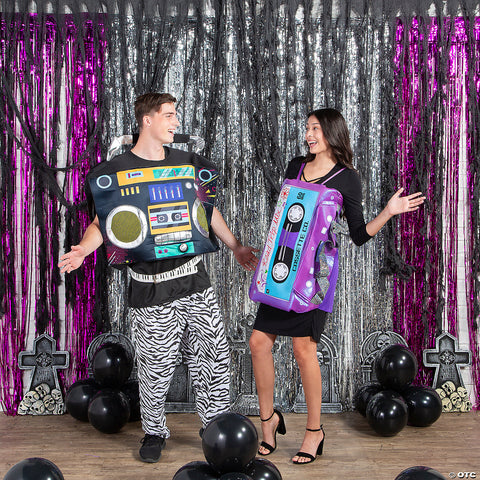 MIX TAPE DRESS BOOM BOX COUPLE | Horror-Shop.com