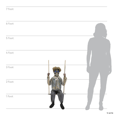 Swinging Skeletal Boy