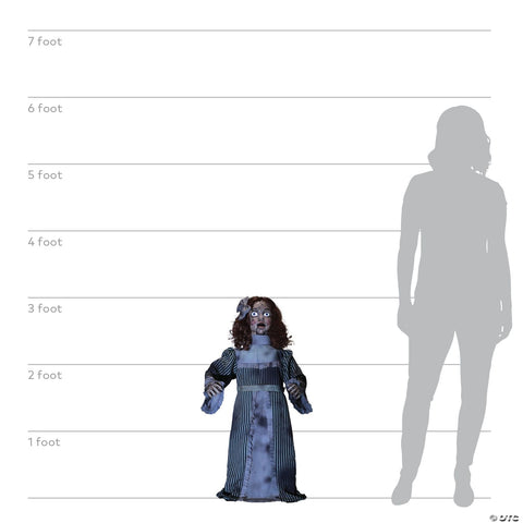 36" Vintage Doll Animated Prop