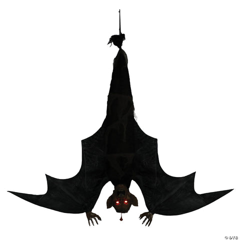 46" Menacing Hanging Bat Halloween Decoration