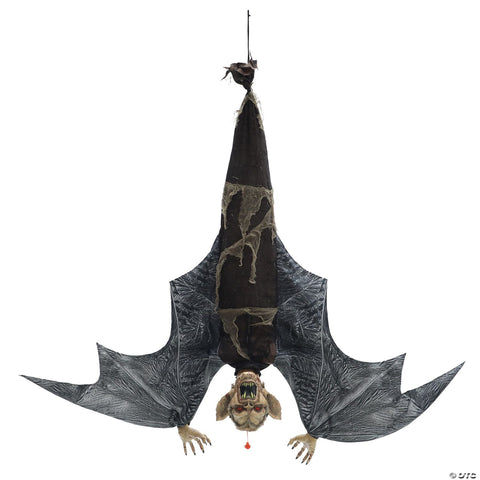 46" Menacing Hanging Bat Halloween Decoration