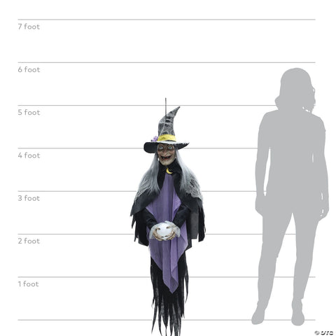 5 ft. Hanging Hag Prop Halloween Decoration