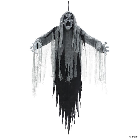 60" Ghostly Howling Phantom Hanging Halloween Decoration