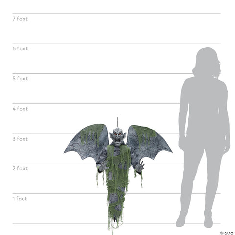 40" Hanging Gargoyle Prop Halloween Decoration