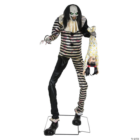 7' Animated Sweet Dreams Clown Prop