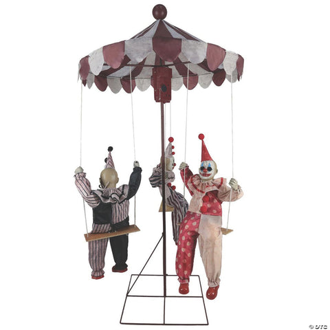 Animated Clown Go-Round Prop