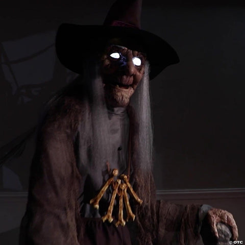 Animated Witch Prop with Servo-Motor