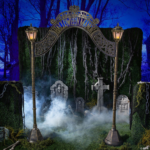 97" Halloween Manor Archway Halloween Prop