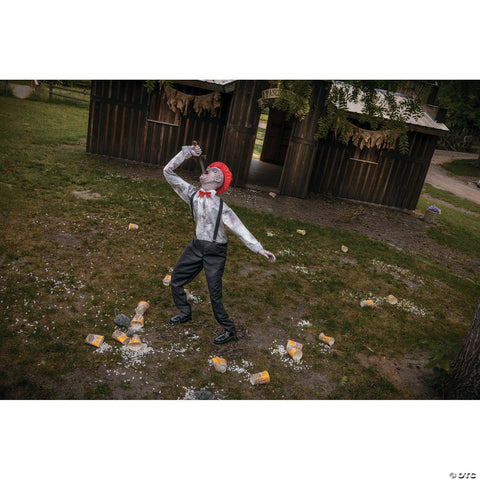 72" Sword Swallower Animated Halloween Prop