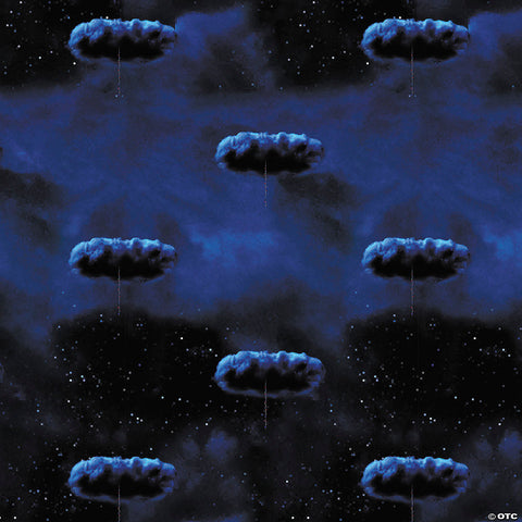 NOPE™ Cloud Blue & White Printed Wrapping Paper | Horror-Shop.com