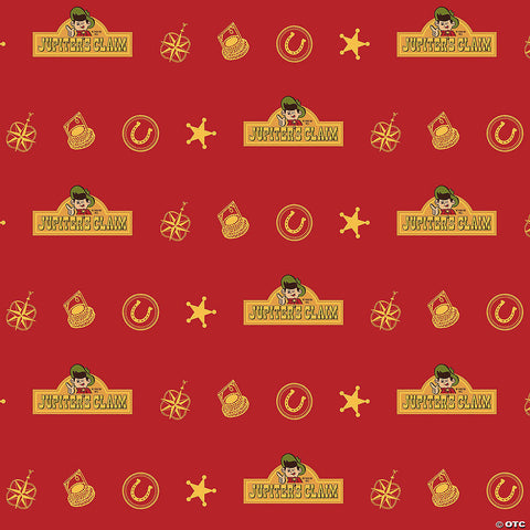 NOPE™ Jupiter's Claim Red & Yellow Wrapping Paper | Horror-Shop.com