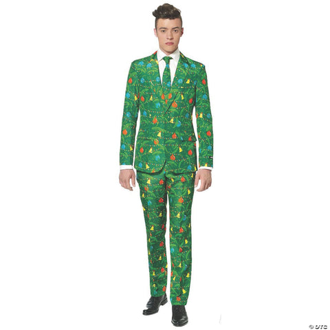 Men's Christmas Tree Green Suit