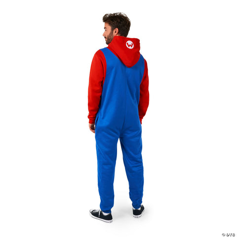 Men's Mario™ Onesie Costume -  42-44