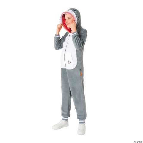 Kids Shark Hooded Onesie Costume - Extra Large 14-16