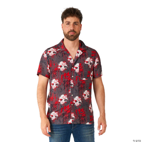 Men's Friday The 13th™ Short Sleeve Shirt -  44-46