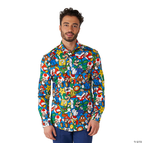 Men's Super Mario™ Dress Shirt -  44-46