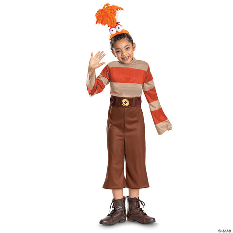 Girl’s Classic Disney/Pixar Inside Out 2 Orange Anxiety Costume - Small -6x