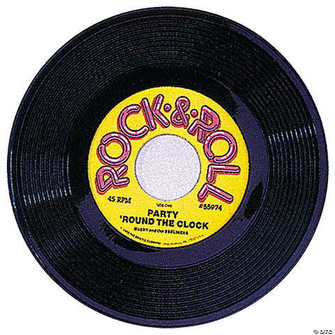 19" Plastic Record Decoration