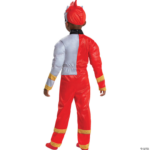 Boy's Red Ranger Dino Fury Costume | Horror-Shop.com