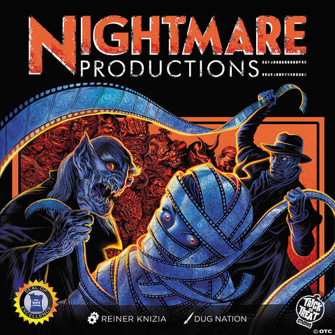 Reiner Knizia Nightmare Productions Board Game for 2-5 Players | Horror-Shop.com