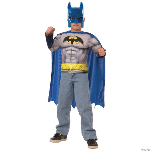 Boy's Batman Muscle Chest Set Costume
