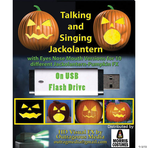 Jack-O'-Lantern Talking Digital Decor