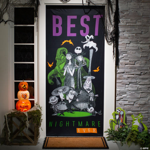 80" The Nightmare Before Christmas™ Best Nightmare Ever Halloween Door Decoration