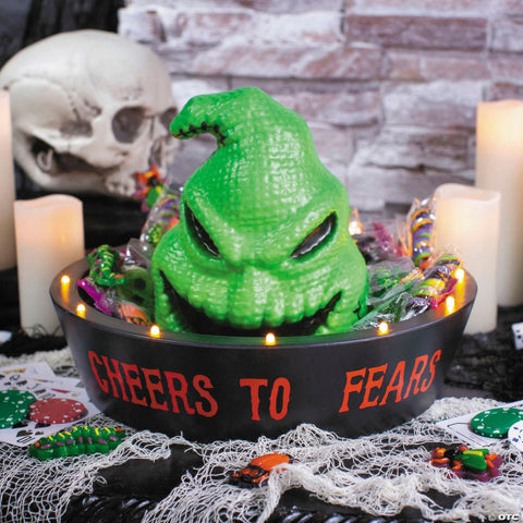 12" Light-Up The Nightmare Before Christmas™ Oogie Boogie Candy Bowl