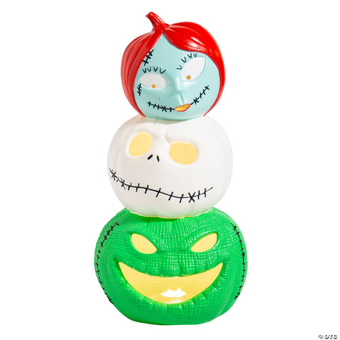18 1/2" The Nightmare Before Christmas™ Light-Up Jack, Sally & Oogie Boogie Decoration