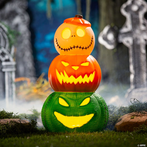 18 1/2" The Nightmare Before Christmas™ Light-Up Jack & Oogie Boogie Decoration