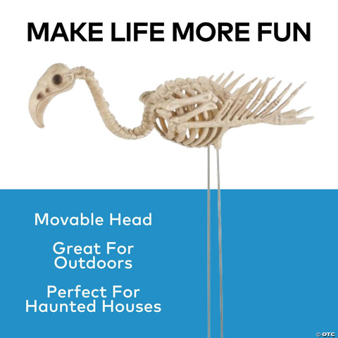 27" Flamingo Skeleton