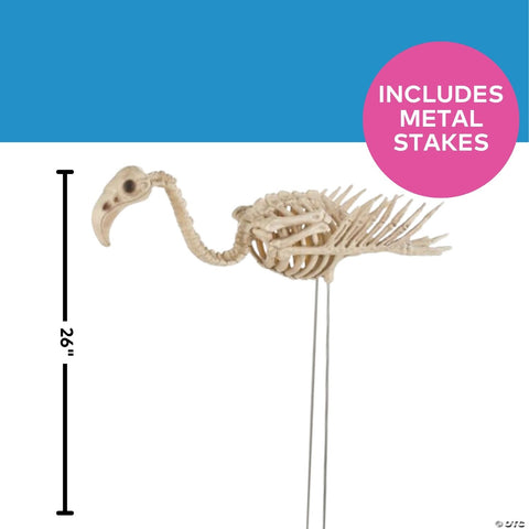 27" Flamingo Skeleton