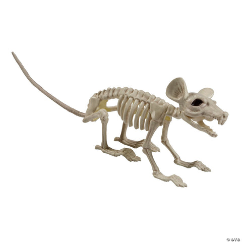 24" x 7" Plastic Rat Skeleton Halloween Tabletop Decoration | Horror-Shop.com
