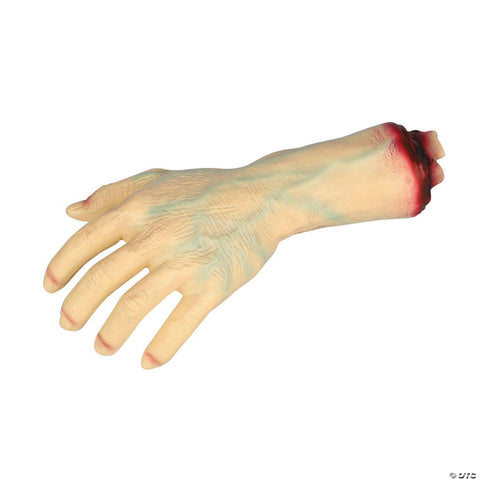 10 1/2" Severed Plastic Hand Halloween Tabletop Decoration