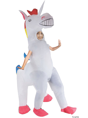 Unicorn Inflatable Child Costume with 4 Legs