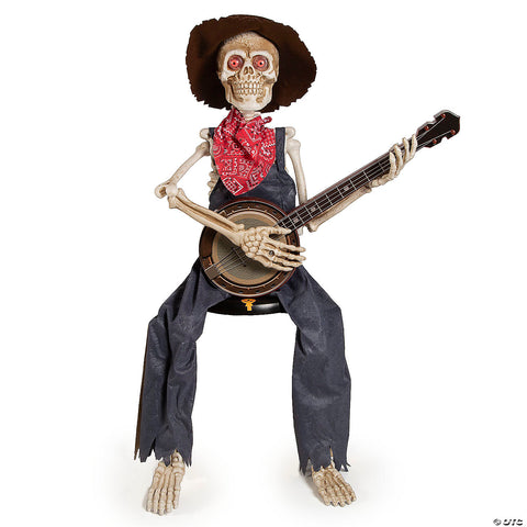 39" Skeleton Playing Banjo | Horror-Shop.com