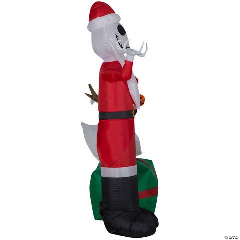 <html>5 Ft. Airblown<sup>®</sup> Inflatable Light-Up The Nightmare Before Christmas Jack & Zero Yard Decoration</html> | Horror-Shop.com