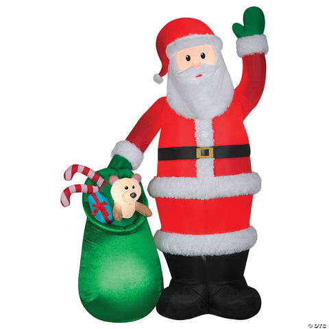 Airblown® Luxe Santa with Toy Bag 107" Inflatable Christmas Outdoor Yard Decor