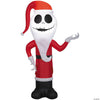 4 Ft. Airblown® Inflatable The Nightmare Before Christmas™ Santa Jack Skellington Outdoor Yard Decoration 
