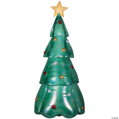 Airblown Mixed Media Green Christmas Inflatable