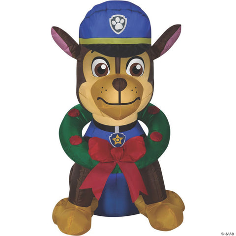 Airblown Chase with Wreath Inflatable - PAW Patrol | Horror-Shop.com