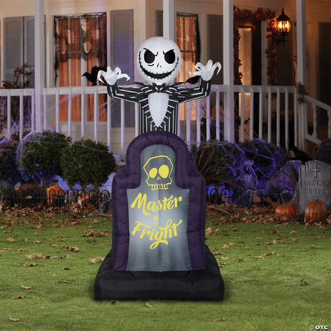 6' Airblown Pop-Up Jack Skellington
