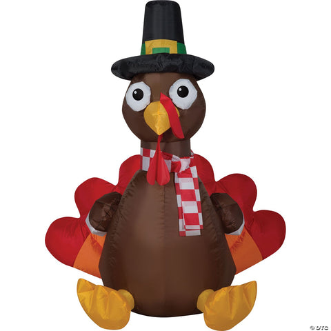 Airblown Turkey with Scarf - Small