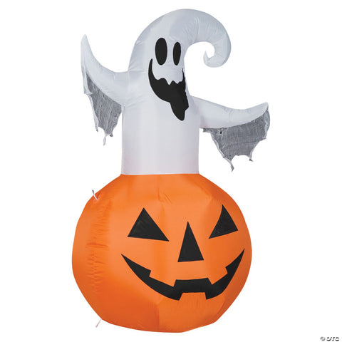 Airblown Ghost Jack-O'-Lantern Inflatable