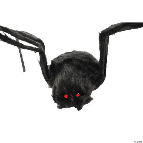 SPIDER BLACK FURRY 80 INCHES