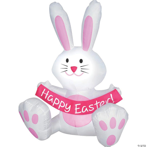 4' Airblown Easter Bunny Inflatable
