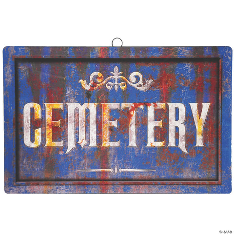 Cemetery Sign