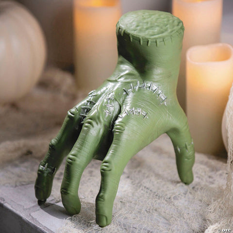 7" Animated Green Crawling Severed Hand Halloween Decoration