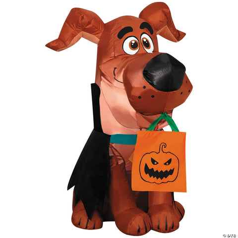 4" Airblown Inflatable Scoob Puppy Vampire Halloween Yard Decoration